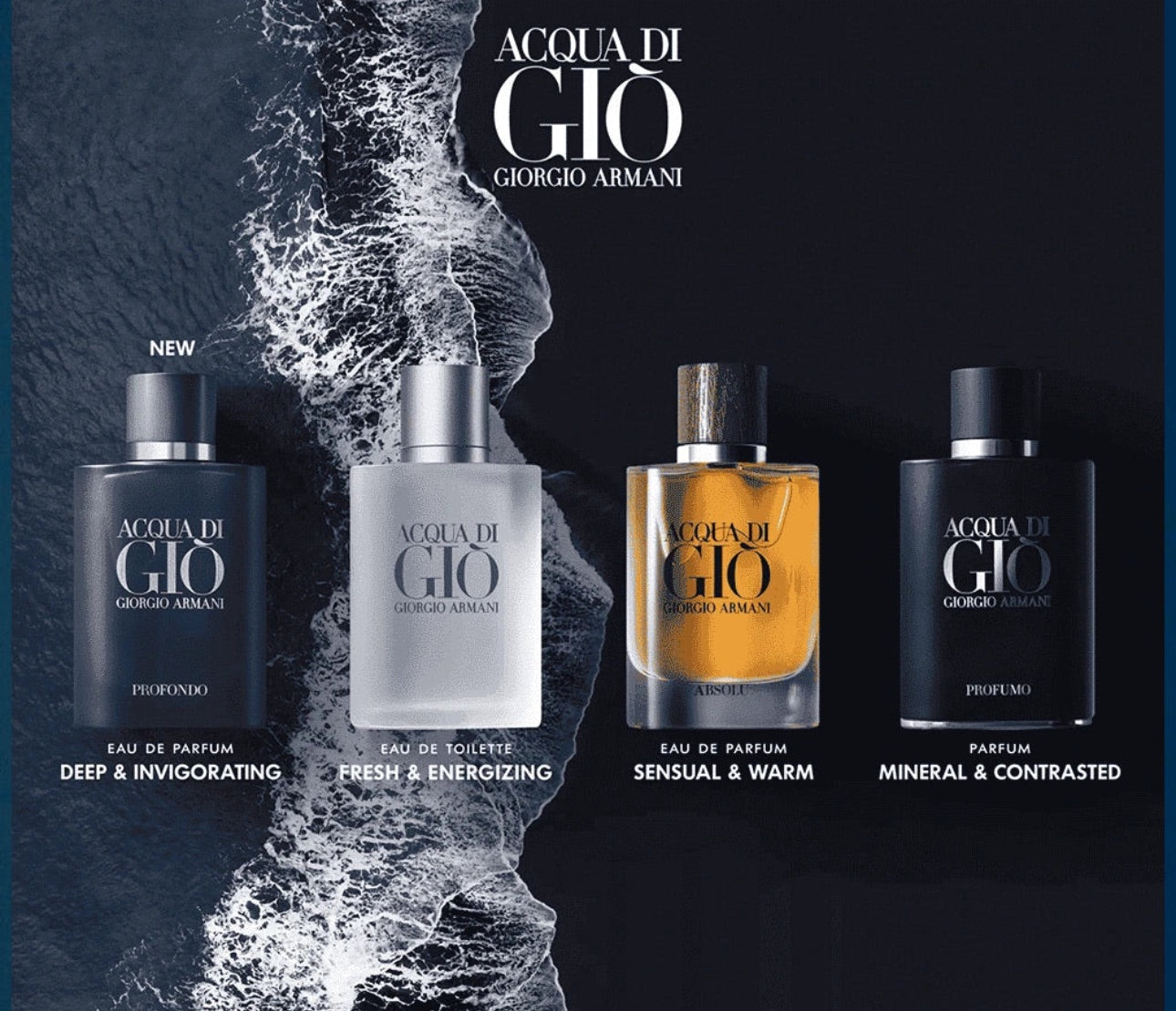 4 X 30ML Acqua Di Gio Gift Set